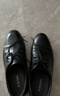 奥康官方男鞋 韩版英伦男士潮流新款牛皮商务正装皮鞋婚鞋 黑色 42 实拍图