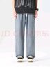 顶峰保罗（Dingfengbaoluo）美式牛仔裤男生春季直筒裤子宽松休闲阔腿长裤DFK24复古蓝S 实拍图