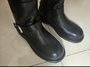 他她（TATA）复古加绒短靴女靴子休闲弹力机车靴冬季新款CFC01DZ4 黑色（单里） 36 晒单实拍图