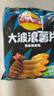 乐事（Lay's）大波浪薯片 铁板鱿鱼味 135克 休闲零食 膨化食品 实拍图
