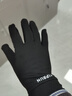 迪卡侬户外运动男女跑步健身骑行轻薄舒适保暖触屏手套纯黑色L-4564122 实拍图