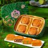 莲香楼月饼礼盒喜团圆月饼礼盒400g4饼4味企业团购礼品蛋黄白莲蓉月饼 实拍图