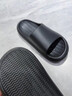 朴西新款EVA踩屎感厚底拖鞋女士居家室内情侣拖鞋男 黑色 44-45 实拍图