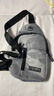【运动胸包】跑步包男休闲斜挎包手机包防泼水健身包男女通用 灰色 实拍图