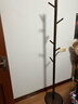 家逸实木衣架落地衣帽架卧室挂衣架立式挂衣服架子办公挂包客厅置物架 实拍图