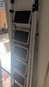 忆琳居梯子家用安全人字梯折叠伸缩多功能楼梯便捷扶梯加厚安全步梯白六 实拍图