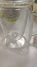 GLASSLOCK 玻璃茶杯男女士专用茶水分离泡茶耐高温杯子过滤花茶杯500ml 实拍图