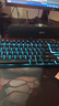 前行者GX 87键真机械手感游戏键盘鼠标套装有线静音薄膜键鼠台式电脑网吧笔记本办公背光USB外接外设 黑色-蓝光键盘【加厚升级版】 实拍图