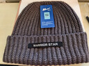 回力（Warrior）针织帽子男冬季大头围户外休闲毛线帽女大头粗线显脸小保暖堆堆帽 针织灰【秋冬热卖款】 高弹力【55-62CM】 实拍图