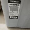 SPACEXPERT 衣物收纳箱特大号塑料整理箱车载储物箱80L灰色 1个装 带轮 实拍图