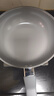 三禾炒锅不粘锅炒菜锅煎炒锅多功能炒锅平底钛锅钻石钛陶锅黛青蓝28cm 实拍图