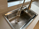 华帝（VATTI）水槽大单槽洗菜盆一体盆304不锈钢厨房水槽洗碗池台上中下安装 S1 实拍图