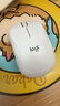 罗技（Logitech）M221 轻音鼠标 无线鼠标 办公鼠标 对称鼠标 带无线微型接收器 米白色 实拍图