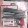得力（deli）【热门商品】12#办公订书机3件套(订书器 订书钉 起钉器) 办公用品 黑色0354得力办公好物 实拍图