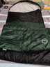 京东京造 信封式睡袋 户外露营防潮柔软贴身恒温加厚保暖冬季 军绿色2.3kg 实拍图