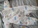 童泰新生婴儿衣服连体衣夹棉秋冬季0-6月初生宝宝纯棉加厚哈衣爬服 蓝色云朵 59cm (建议1-3个月身高55-60cm) 实拍图