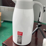 炊大皇 保温壶 2.2L304不锈钢内胆热水瓶家用保温瓶暖水壶【优雅白】 实拍图