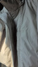 优衣库合作款/女装男装PUFFTECH空气棉服连帽外套480064 02 浅灰色 M 实拍图