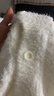 ubras【虞书欣同款】兔绒绒开襟家居服套装厚款女加绒睡衣冬季女 【长袖长裤套装】纯白色 L 实拍图