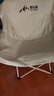 野徒者户外折叠椅露营椅子躺椅便携折叠月亮椅小凳子折叠凳钓鱼凳 【店长力荐】暖沙黄+收纳袋 出口质量加粗 实拍图