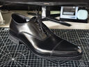 REGAL丽格T29B商务正装鞋三接头皮鞋牛津皮鞋男士皮鞋婚鞋固特异皮鞋男 BJP(黑色) 42 实拍图