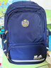 史努比（SNOOPY）小学生书包男孩学院风护脊减负1-4-6高年级儿童初中生双肩背包 蓝 实拍图