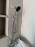 高仪（GROHE）进口恒温淋浴花洒套装 110方形手持 家用三式出水带滑杆 恒温有下水|黑色手持 实拍图