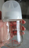 贝亲（Pigeon）玻璃奶瓶宽口径防胀气240ml M号奶嘴 3月+ AA187  实拍图