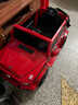 福儿宝奔驰授权大G儿童电动车玩具车可坐人四轮带遥控越野小孩宝宝送礼 四驱红+减震器+后备箱+皮座+软胎 实拍图