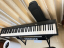 特伦斯折叠钢琴88键便携式电钢琴成人儿童电子琴重力度键盘V30pro家用 炫酷黑+专用琴包+Z型琴架 实拍图