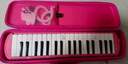 奇美37键教学推荐 帆布软包 口风琴安喆（粉色、配吹奏说明） 实拍图