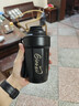 GIANXI咖啡杯大容量不锈钢带盖保温保冷杯外带保温杯水杯学生礼物黑色 实拍图