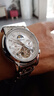 罗米缇慕瑞士认证手表男士机械表夜光防水商务全自动男士手表送男友礼物 升级加强版/银壳白面/终身保 42mm 晒单实拍图
