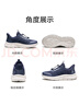 足力健老人鞋中老年春秋季健步轻便软底送爸爸休闲散步鞋2431369J 蓝-男款 40 实拍图