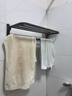 馨沛毛巾架免钉打孔浴室卫生间厕所置物架洗手间墙上浴巾架收纳挂件 实拍图
