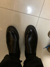 百丽舒适真皮正装鞋男新款黑色圆头套脚商务皮鞋B3GK7CM1 黑色 43 (265mm) 实拍图