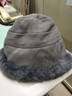 稻草人帽子女秋冬季加绒加厚保暖毛绒渔夫帽时尚护耳包头盆帽新款 【灰色】毛绒保暖 均码 实拍图