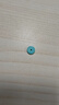石传百世原矿绿松石单珠散珠隔桶珠圆珠手链配件饰品DIY 隔片高瓷高蓝直径约8*厚3mm/个 实拍图