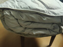 富安娜 酷丝棉 90%鸭绒羽绒被子冬季 单人冬被 800g填充 152*210cm 浅蓝 实拍图