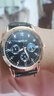 【网红爆款】商务腕表石英运动表休闲皮带男女手表 黑色 实拍图