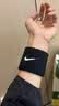 耐克勾勾实用训练护腕(1对)秋季柔软NIKE CLASSIC II5301 010黑/白 均码 实拍图