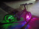 EROADE伊诺德自行车夜骑灯儿童平衡车花鼓灯发光轮子闪光充电装饰氛围灯 （大号）花鼓灯一对 实拍图