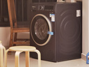 西门子（SIEMENS）10公斤滚筒洗衣机全自动带烘干带烘干 洗烘一体 热风清新 多维立体烘干 湖蕴蓝 X14W 家电国家补贴 实拍图