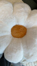 皮尔卡丹（pierre cardin）花朵抱枕 坐垫沙发抱枕靠垫飘窗太阳花椅子垫子屁股垫 黄 实拍图