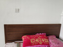 兴瑀汇实木床1.5米1.8m新中式双人床胡桃色木床主卧家用现代简约单人 胡桃色床+10cm床垫 1.5米*2米框架结构 实拍图