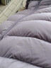 鸭鸭（YAYA）儿童轻薄羽绒服短款小童中大童连帽男女童2023秋冬洋气童装外套 浅紫 160 实拍图