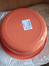 新款圆形家用洗脸盆加厚卫生间厨房洗衣洗菜洗脚宿舍泡脚盆 干邑橙 小号【直径23CM】 实拍图