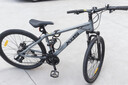 喜德盛（xds）山地自行车黑客350/旭日310 X6铝合金车架21速变速机械碟刹 旭日310石岩灰15.5寸 实拍图