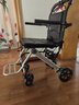 怡辉（YIHUI）手动轮椅车可折叠老年人旅行便携式家医用飞机轮椅SYIV90-MK-01 实拍图