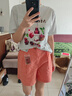 优衣库女装麻棉短裤/休闲裤子473696 23 橙黄色 XS /155/58A 实拍图